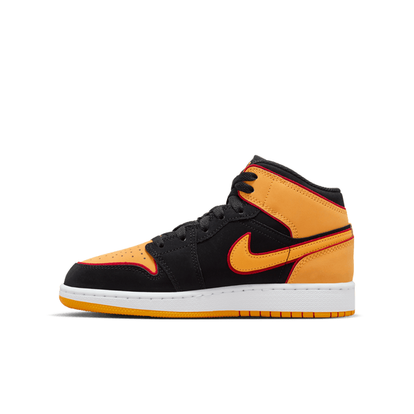 Jordan - Boy - PS Jordan 1 Mid SE - Black/Orange/White