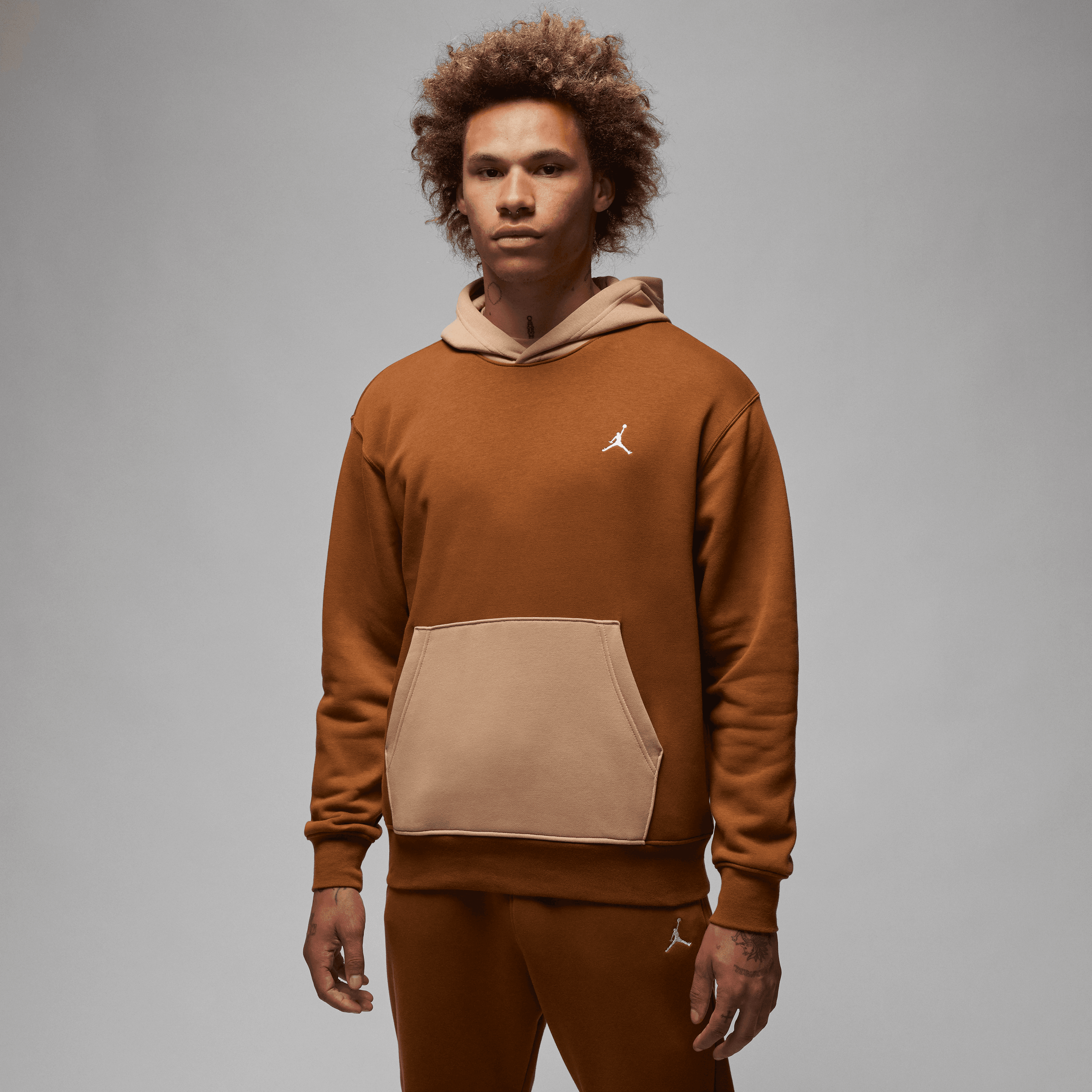 Tan top jordan hoodie