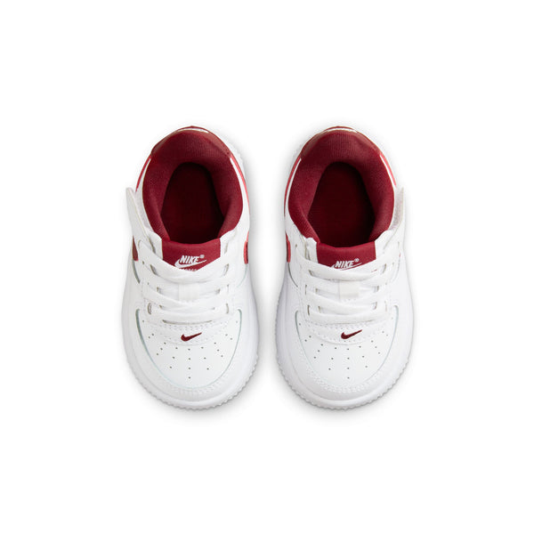 Nike - Boy - TD Force 1 Low EasyOn - White/Team Red