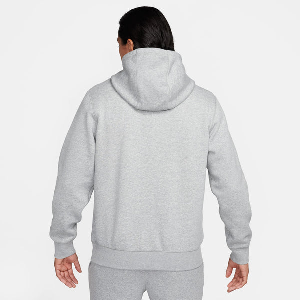 Nike - Men - Club Bb Fleece Hoodie  - Dk Grey Heather/Lt Smoke Grey