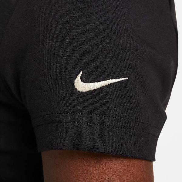 Nike - Women - Essential SS Swoosh Tape Top  - Black/Sail