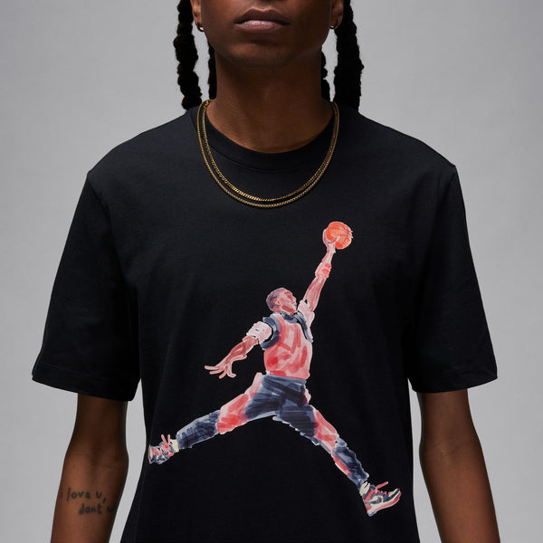 Jordan - Men - Jumpman Watercolor Tee - Black