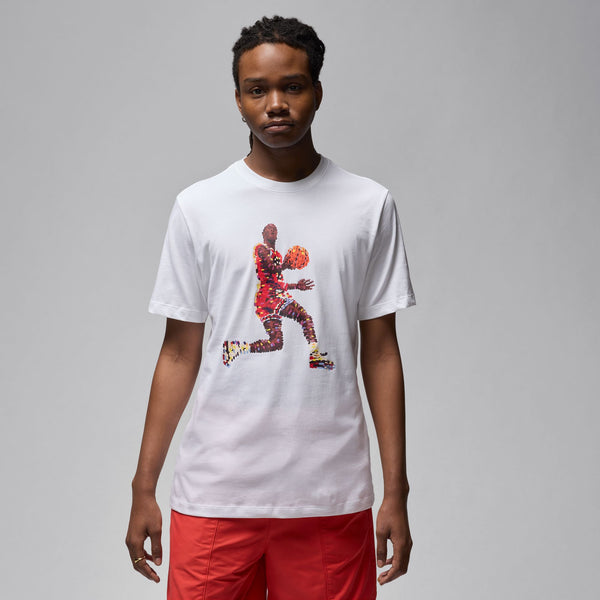 Jordan - Men - Flight Pixel Tee - White/Black