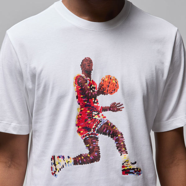 Jordan - Men - Flight Pixel Tee - White/Black