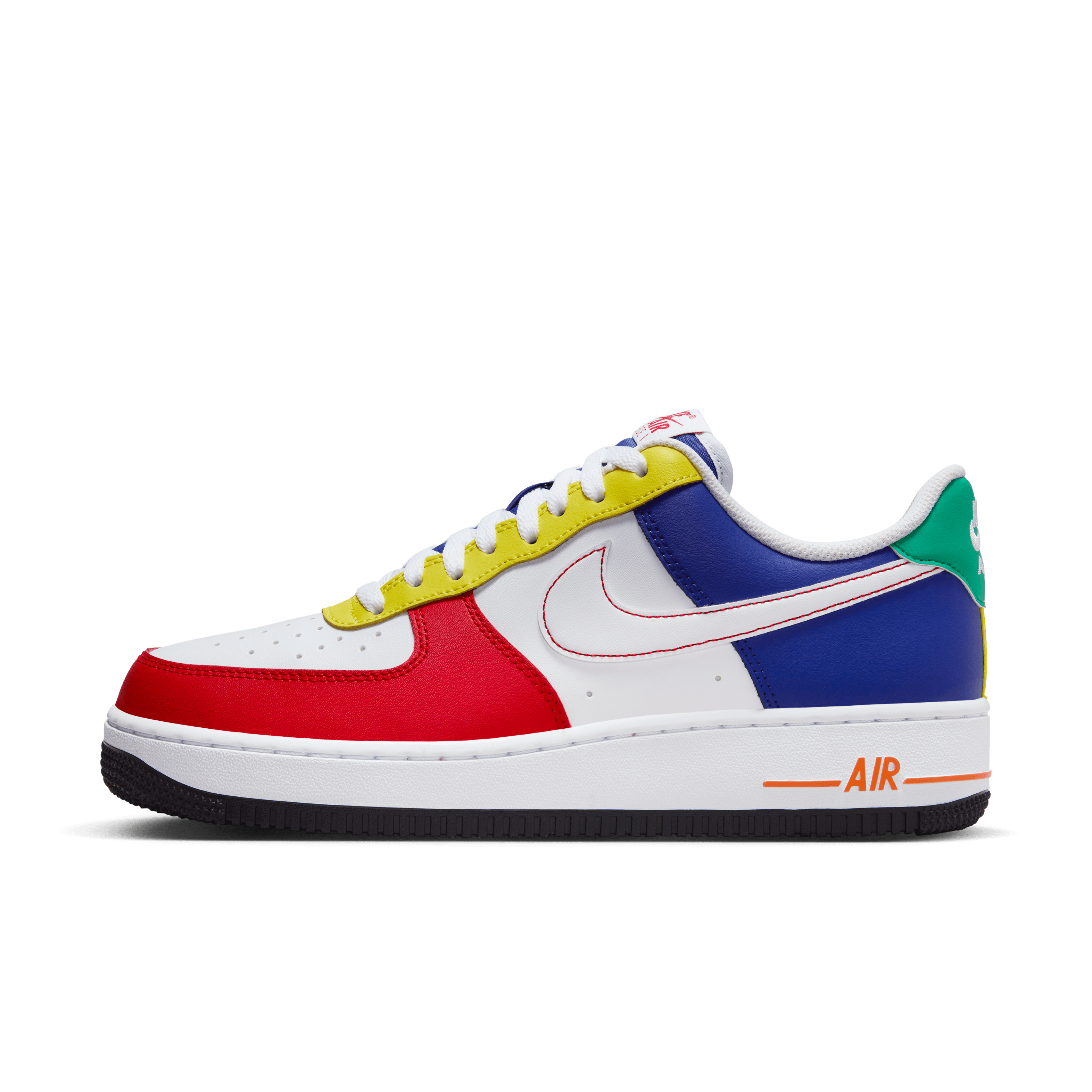 Nike air force 1 07 lv8 red white blue online