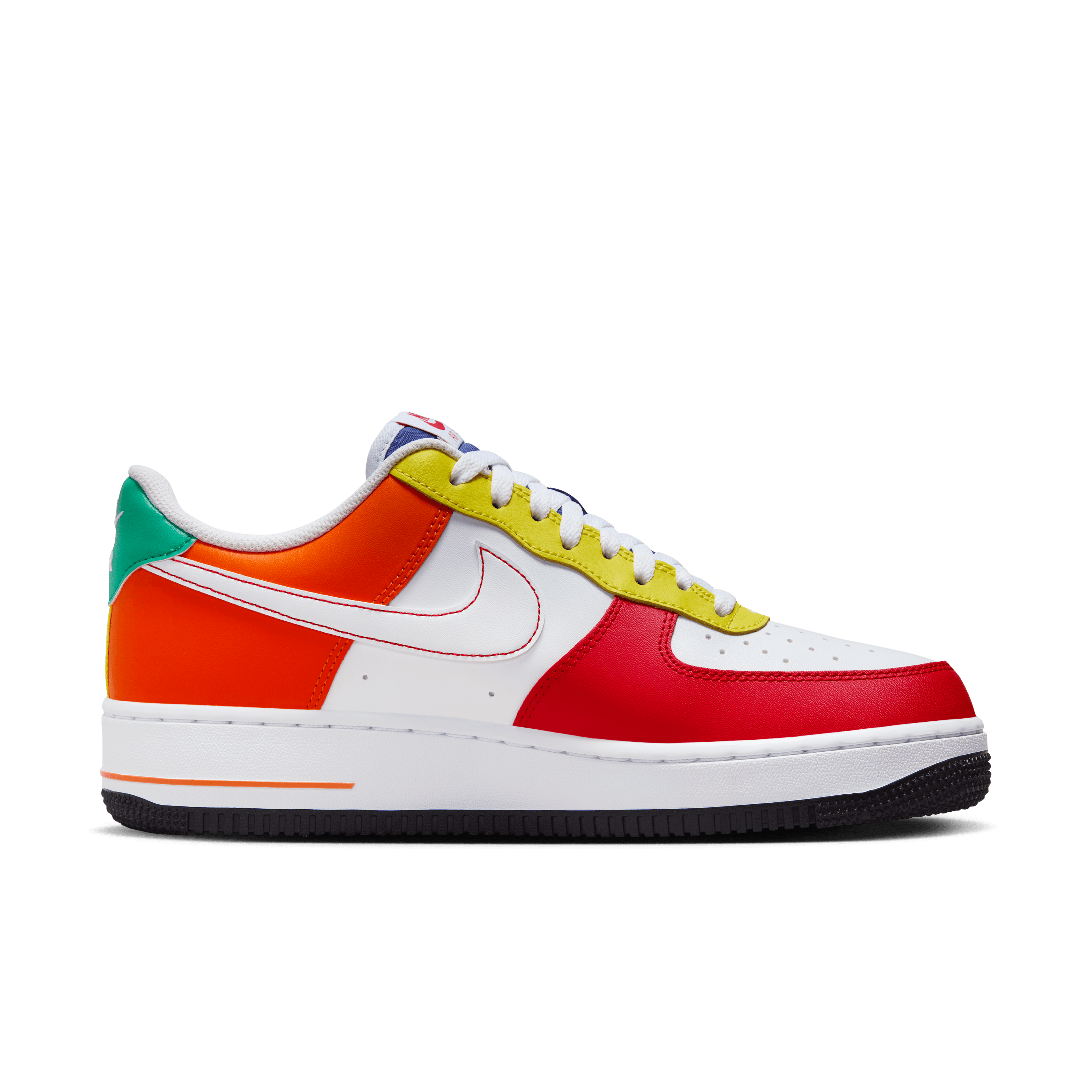 Nike air force 1 07 lv8 university red white blue discount
