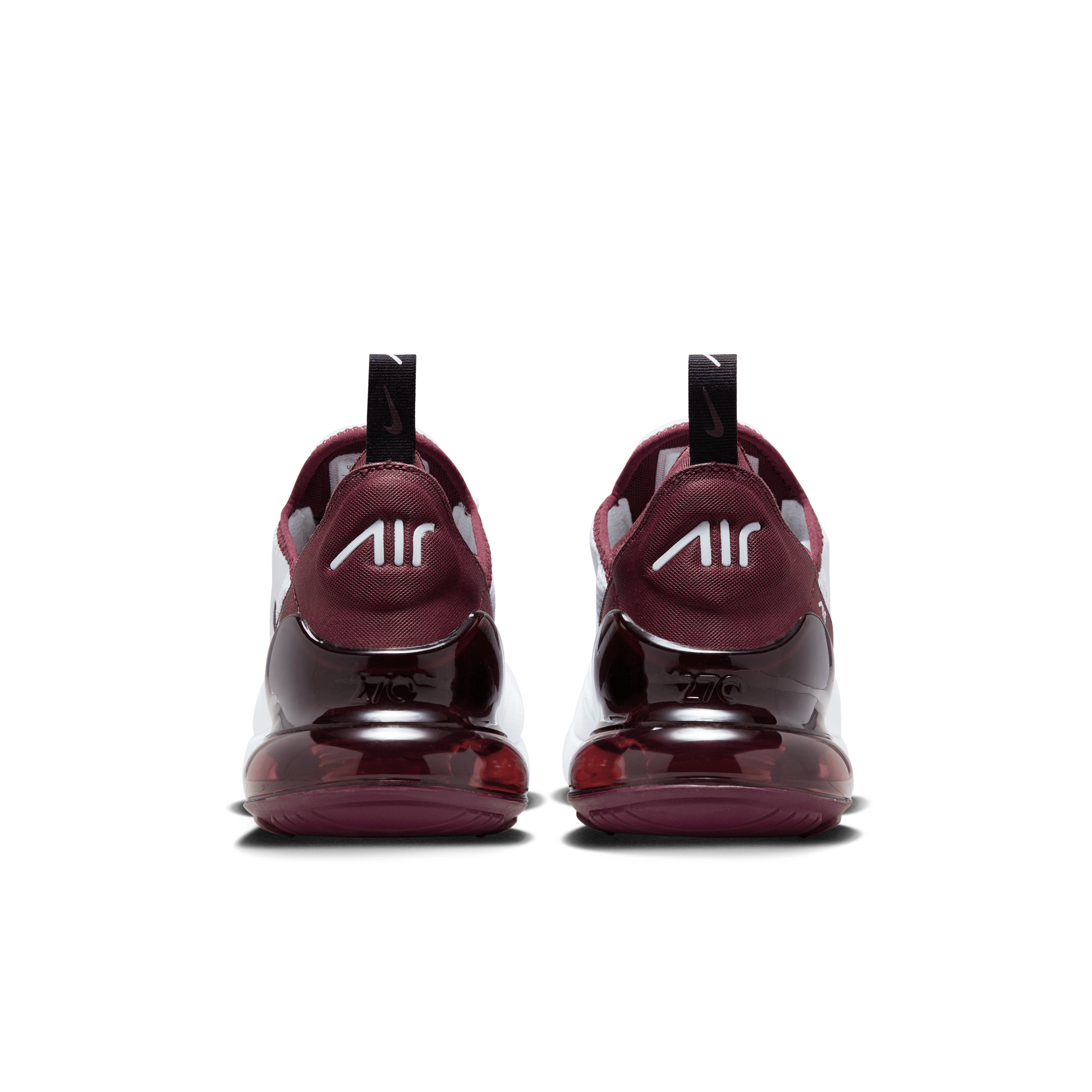 Nike Men Air Max 270 Night Maroon Black White Cedar Nohble