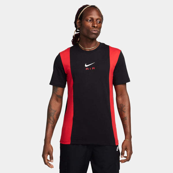Nike - Men - "Air" Track Tee - Black/University Red