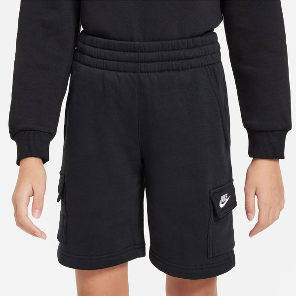 Nike - Boy - Club Cargo Short - Black/White