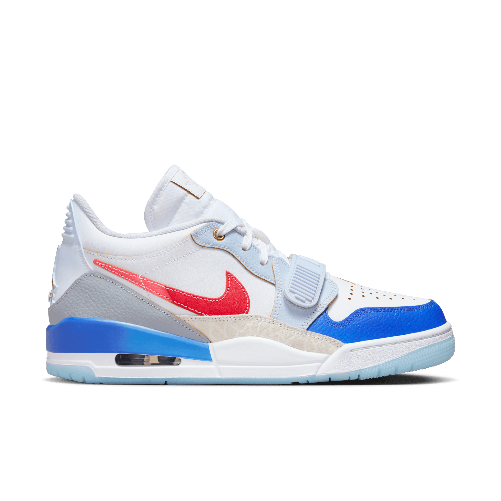 Jordan Men Air Jordan Legacy 312 Low White University Red