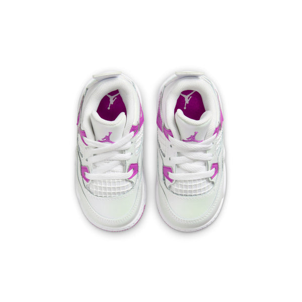Jordan - Girl - TD Retro 4 - White/Hyper Violet