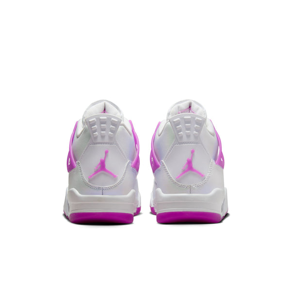 Jordan - Girl - GS Retro 4 - White/Hyper Violet