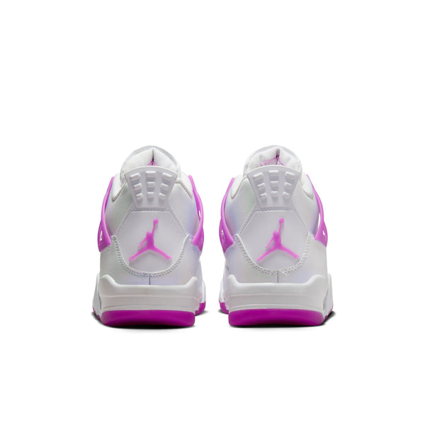 Jordan - Girl - GS Retro 4 - White/Hyper Violet - Release