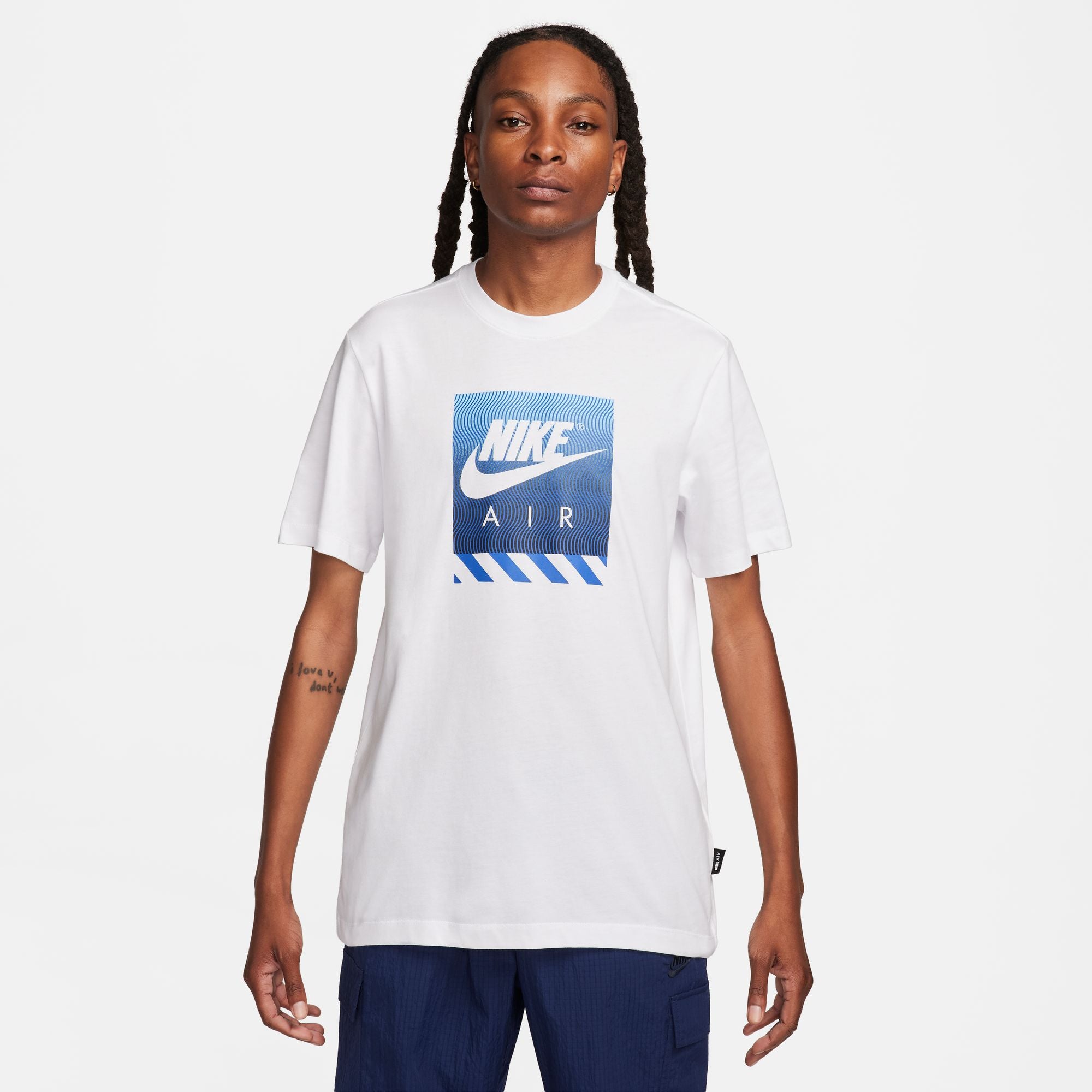 Nike Men Air Graphic Print Connect Tee White – Nohble