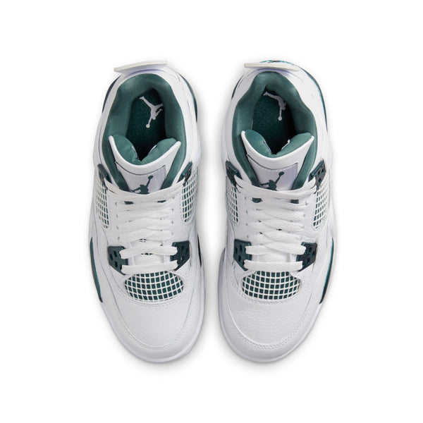 Jordan - Boy - GS Retro 4 - White/Oxidized Green/Neutral Grey