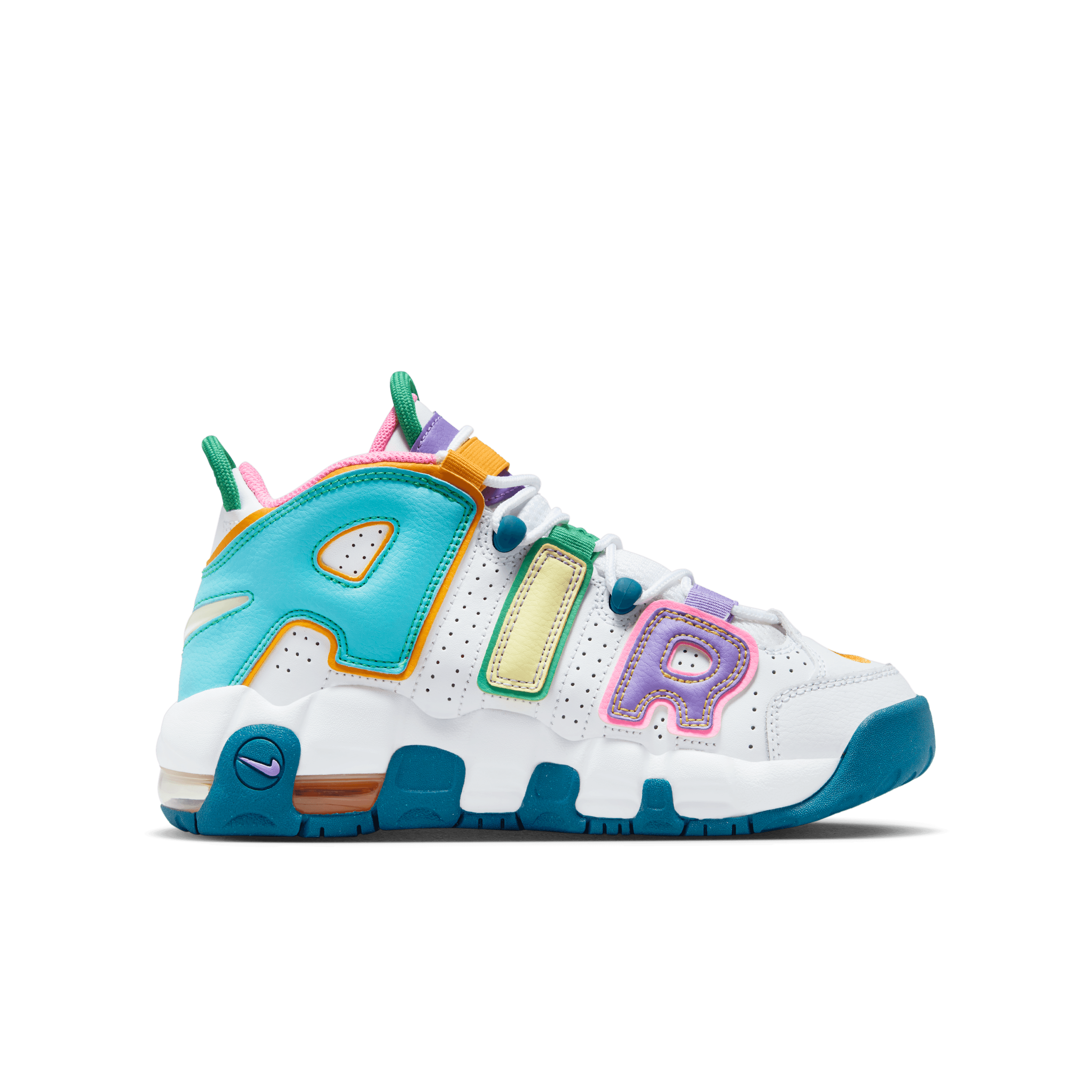 Nike Boy GS Air More Uptempo BG White Multi Color