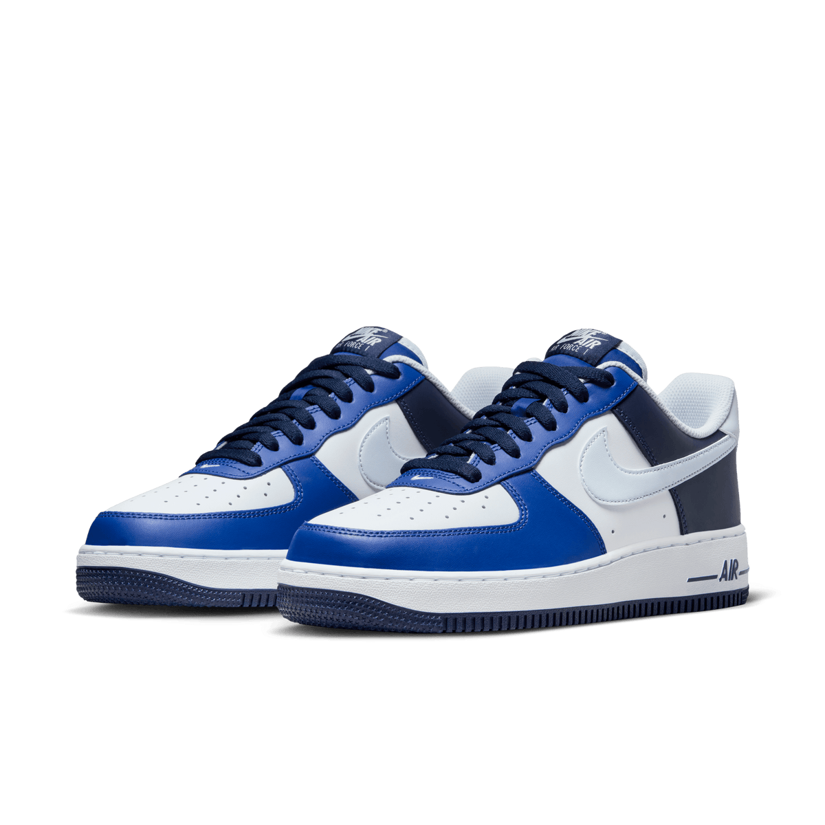 NIKE◆AIR FORCE 1/23.5cm/BLU/レザー/596728-421 NEW Nike Air Force 1 \u002707 LV8 White Game Royal Blue FQ8825-100 Mens