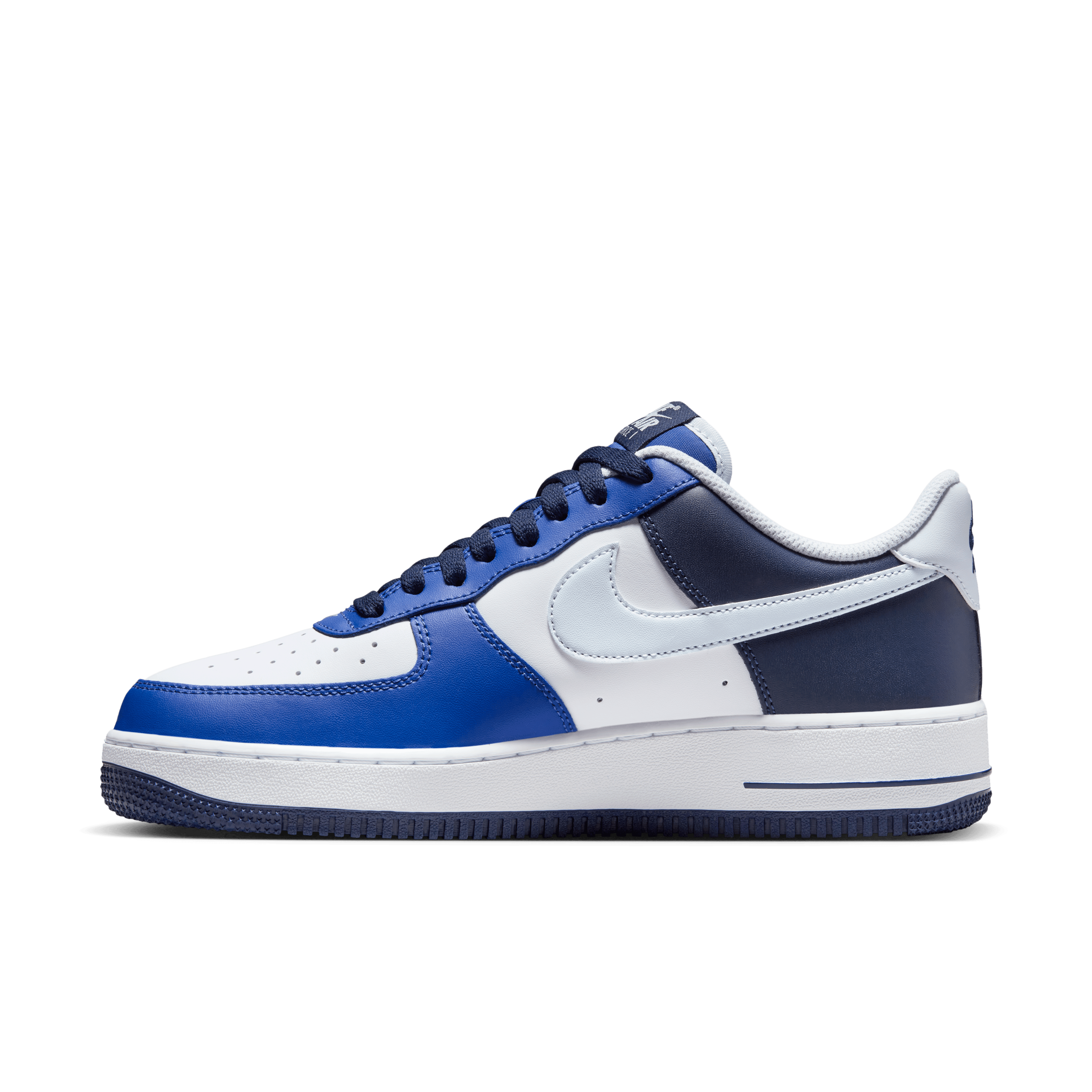 Nike Men Air Force 1 07 LV8 White Football Grey Game Royal Nohble