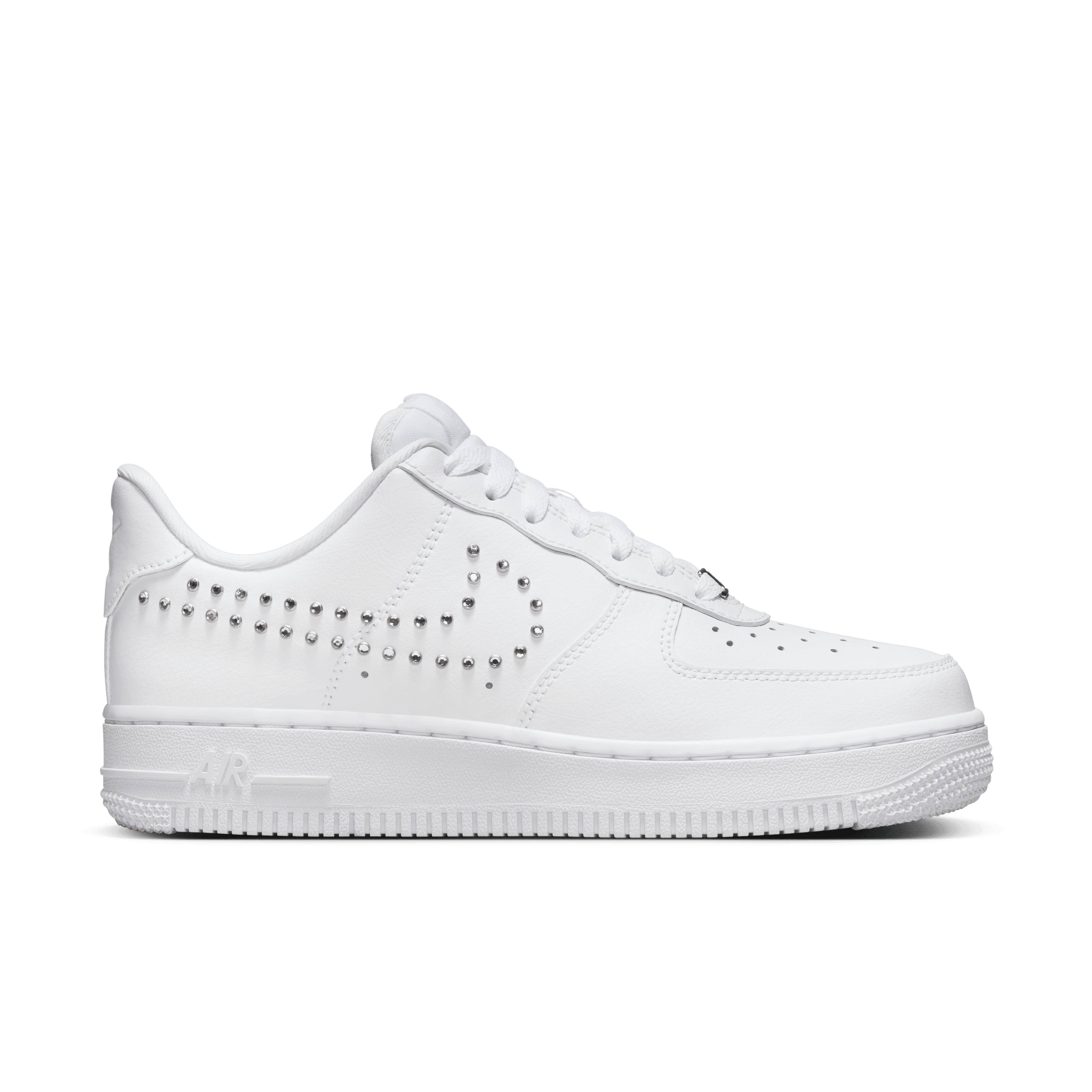 Nike Women Air Force 1 07 White Metallic Silver