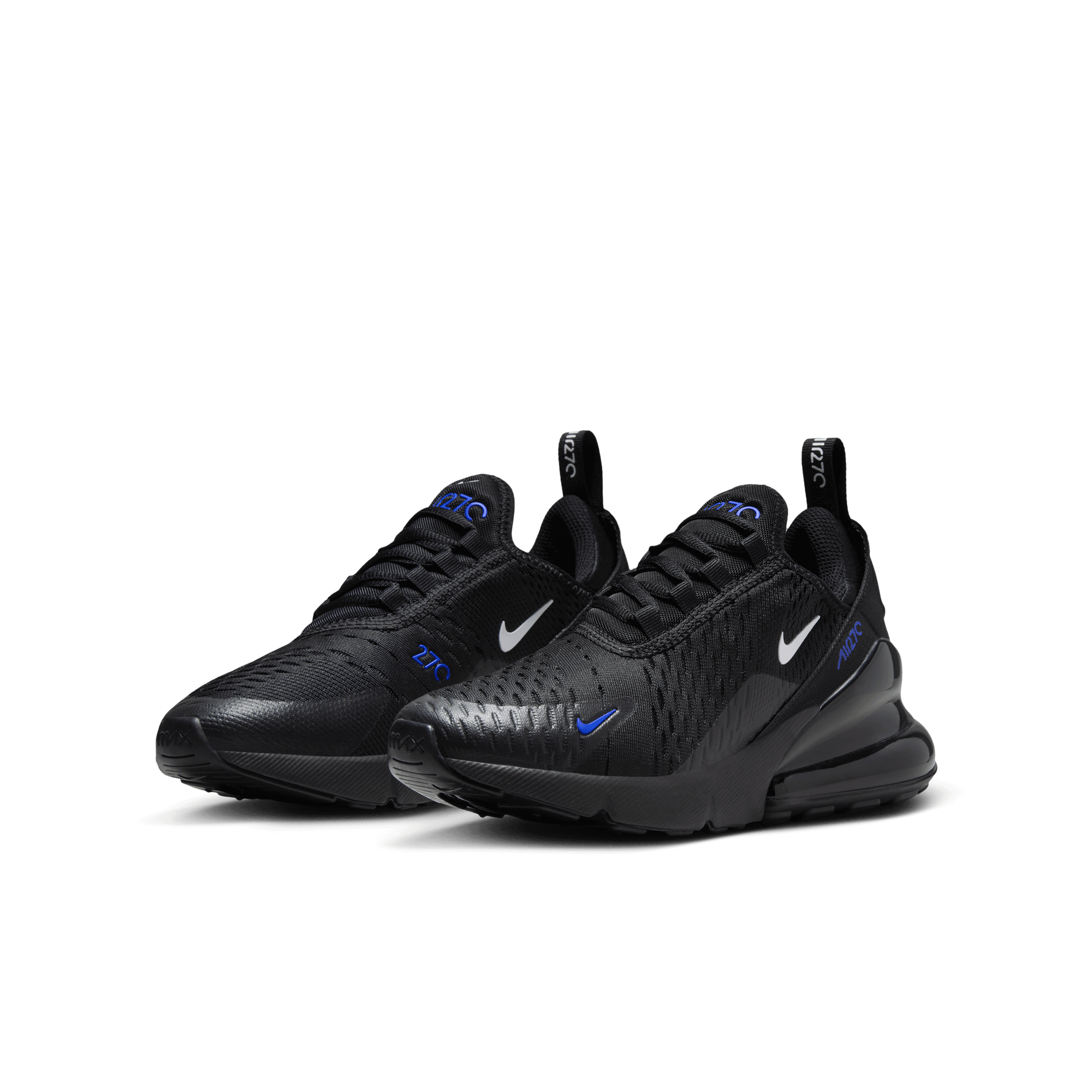 Nike Boy GS Air Max 270 Black Racer Blue Nohble