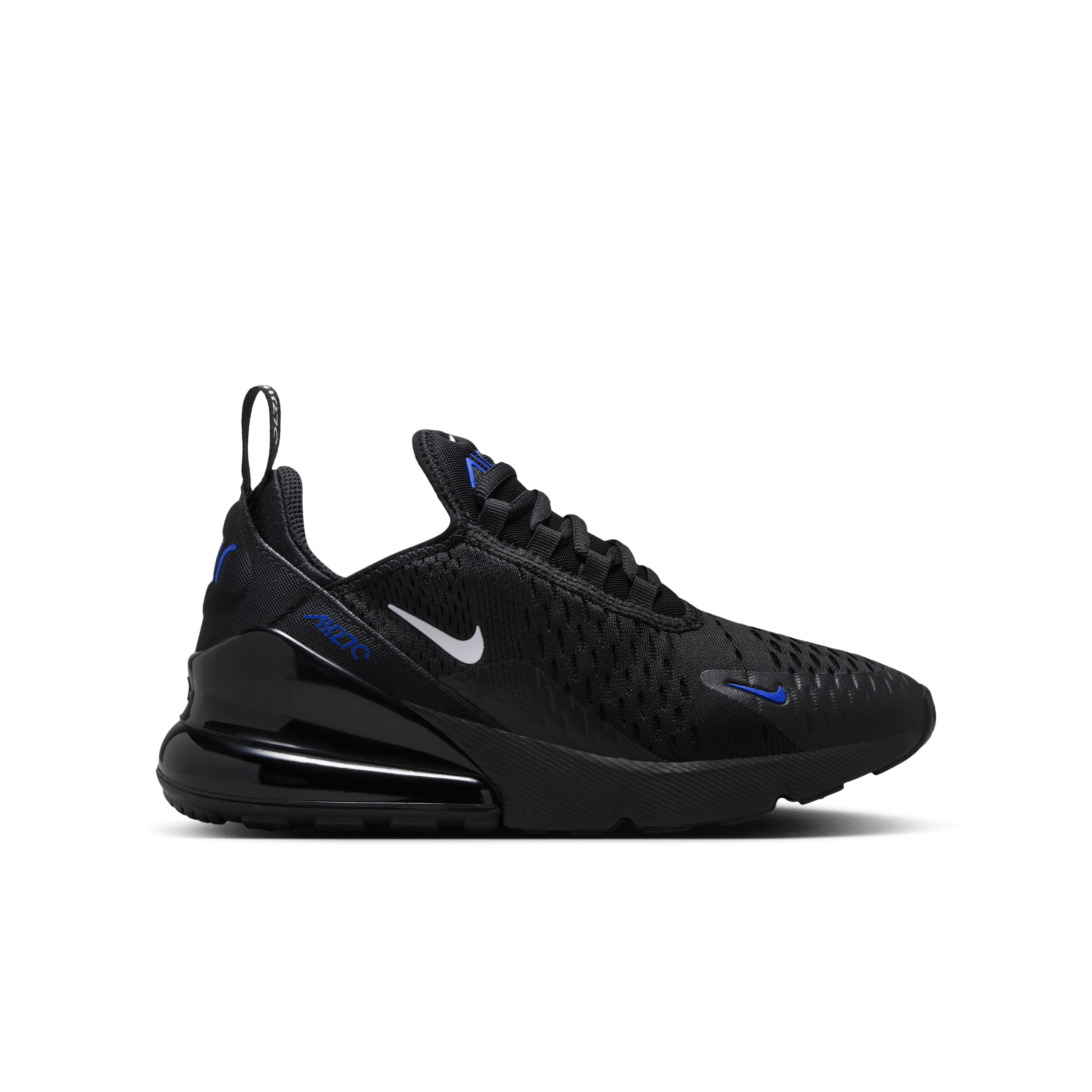 Nike Boy GS Air Max 270 Black Racer Blue Nohble