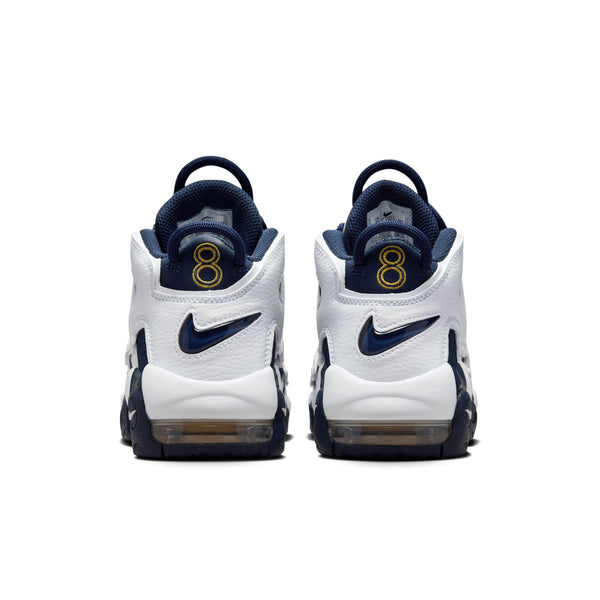 Nike - Boy - GS Air More Uptempo - White/Midnight Navy/Metallic Gold