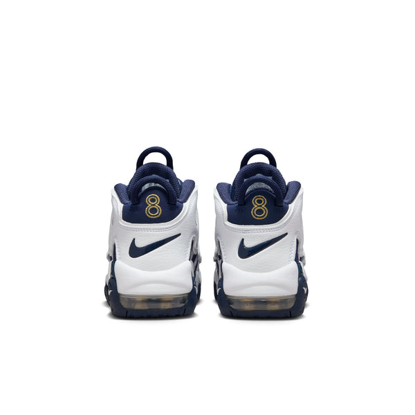 Nike - Boy - PS Air More Uptempo - White/Midnight Navy/Metallic Gold