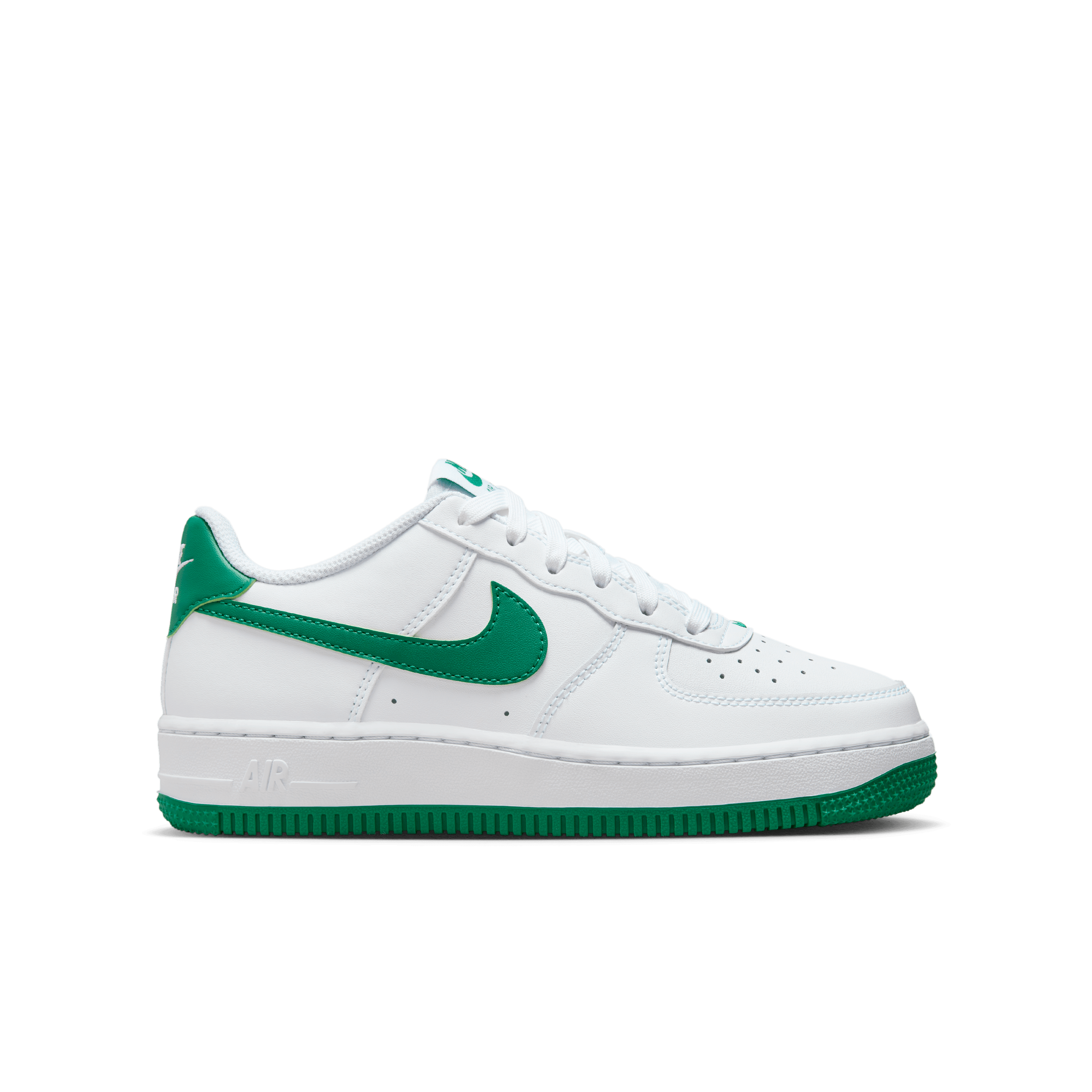 NIKE Air Force 1 ホワイト/グリーン/バーガンディ/ネイビー Nike - Boy - GS Air Force 1 LV8 2 - White/Malachite – Nohble