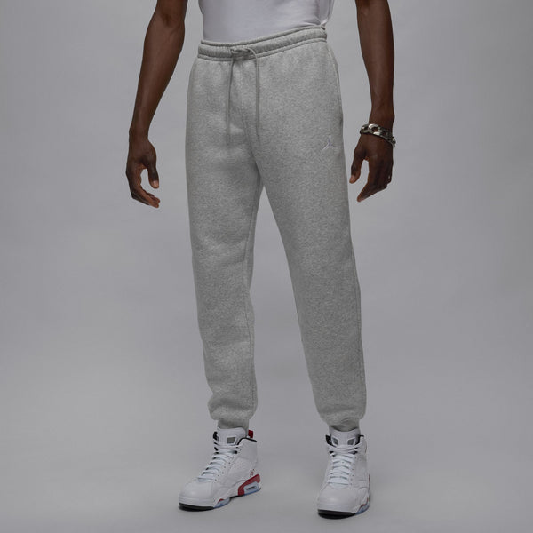 Jordan - Men - Jumpman Fleece Pant - Grey Heather/White