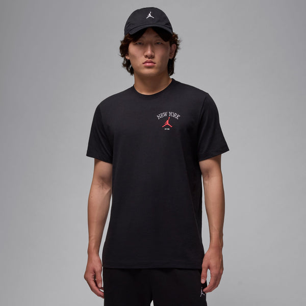 Jordan - Men - Embroidered Jordan NY Tee - Black