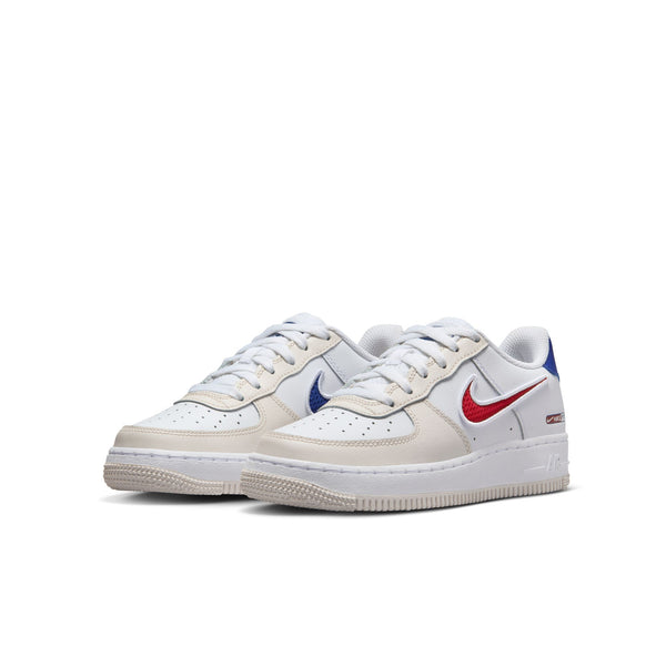 Nike - Boy - Air Force 1 LV8  - White/Deep Royal Blue/Gym Red/White