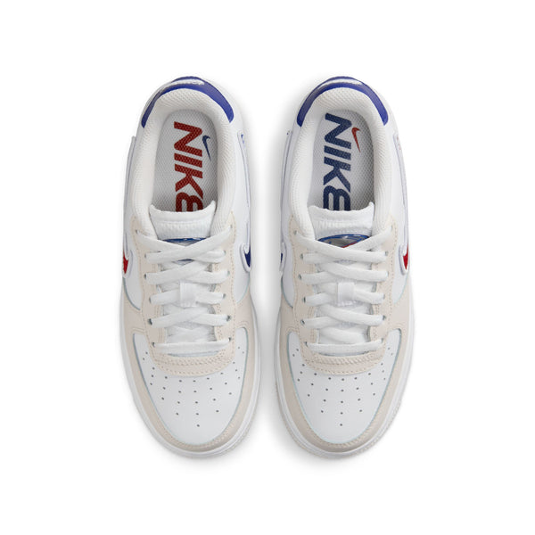 Nike - Boy - Air Force 1 LV8  - White/Deep Royal Blue/Gym Red/White