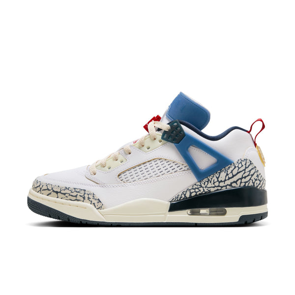 Jordan - Men - Jordan Spizike Low  - White/Gym Red/Armory Navy/Aegean Storm