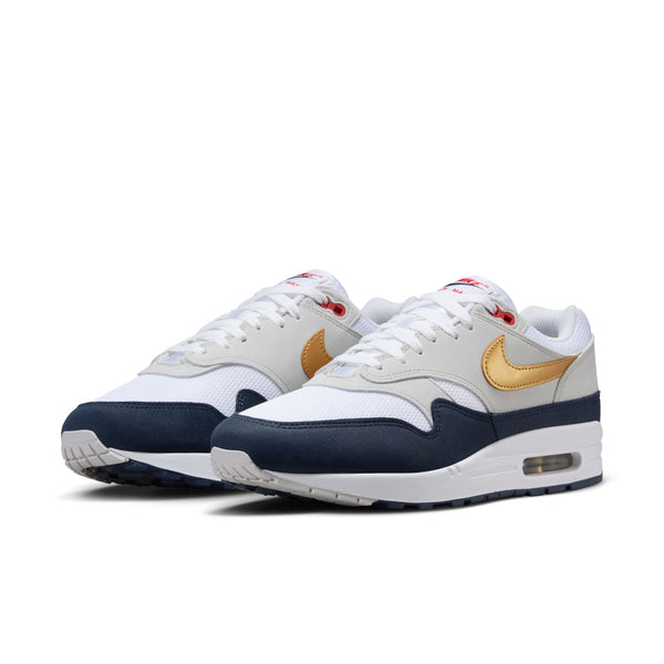 Nike - Men - Air Max 1 - Obsidian/Metallic Gold