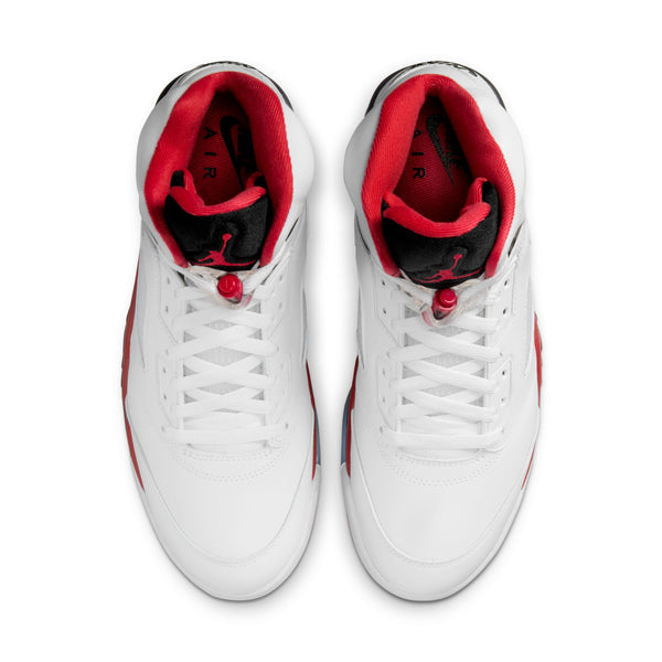 Jordan - Men - Air Jordan Retro 5 OG - White/Fire Red/Black