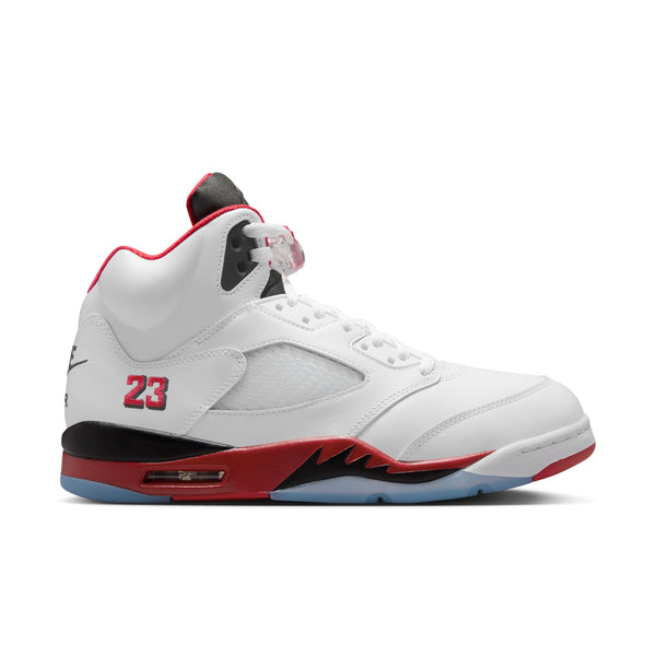 Jordan - Men - Air Jordan Retro 5 OG - White/Fire Red/Black