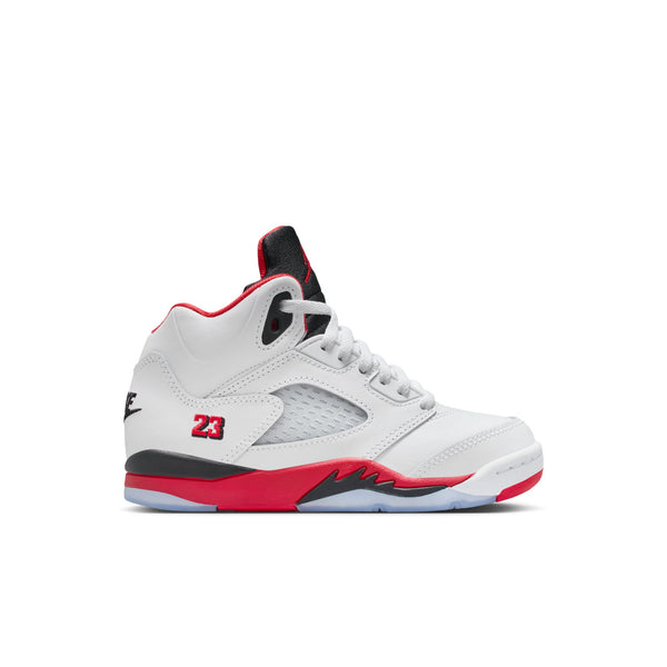 Jordan - Boy - PS Retro 5 OG - White/Fire Red/Black