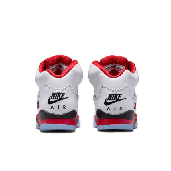 Jordan - Boy - GS Air Jordan Retro 5 OG  - White/Fire Red/Black
