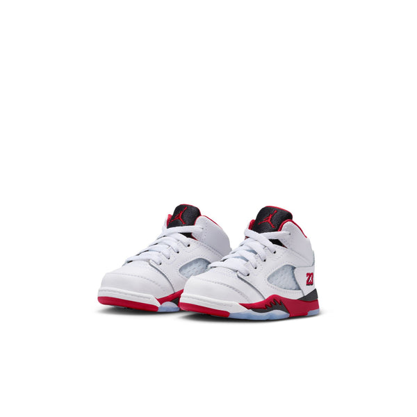 Jordan - Boy - TD Retro 5 OG - White/Fire Red/Black
