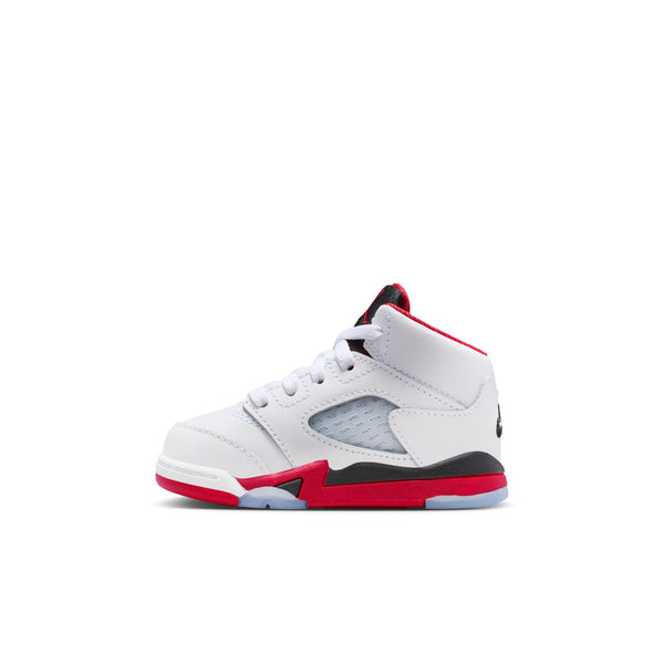 Jordan - Boy - TD Retro 5 OG - White/Fire Red/Black