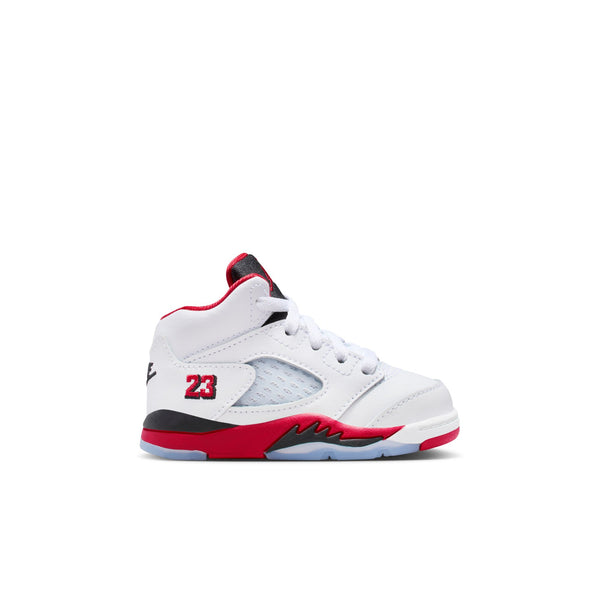 Jordan - Boy - TD Retro 5 OG - White/Fire Red/Black