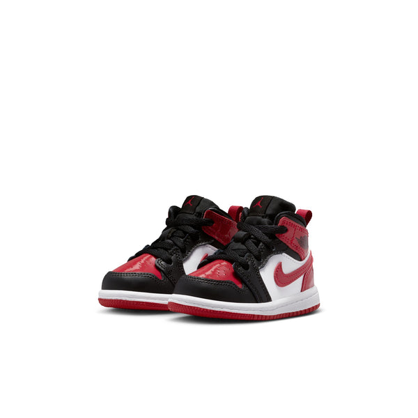 Jordan - Boy - TD Jordan 1 Mid SE - Black/Varsity Red/White