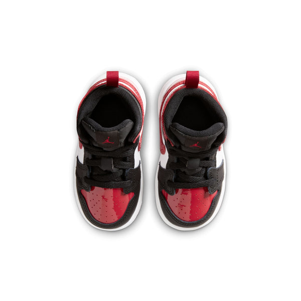 Jordan - Boy - TD Jordan 1 Mid SE - Black/Varsity Red/White