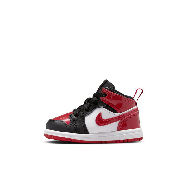 Jordan - Boy - TD Jordan 1 Mid SE - Black/Varsity Red/White