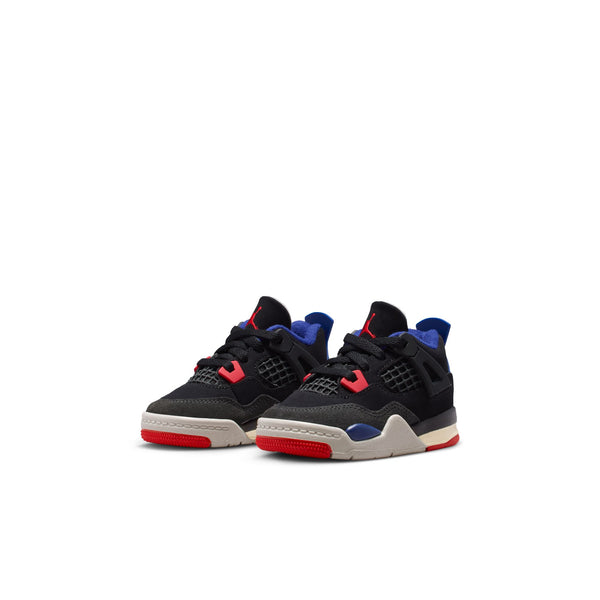 Jordan - Boy - TD Jordan 4 Retro OG - Black/Fire Red/Deep Royal Blue