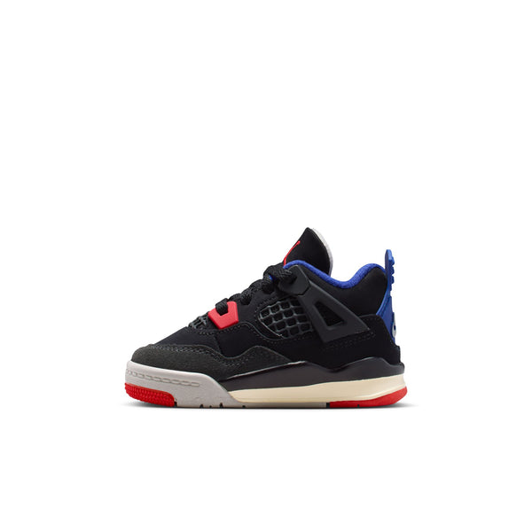 Jordan - Boy - TD Jordan 4 Retro OG - Black/Fire Red/Deep Royal Blue