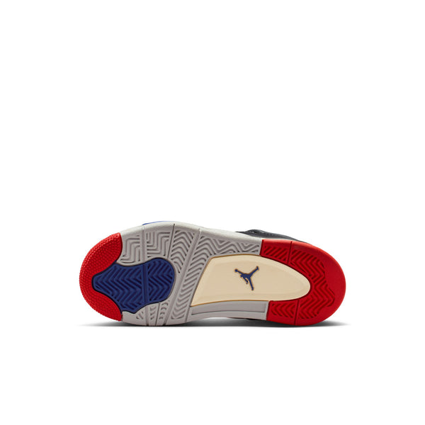 Jordan - Boy - PS Jordan 4 Retro OG - Black/Fire Red/Deep Royal Blue