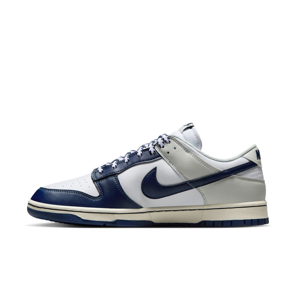 Nike - Men - Dunk Low Retro - White/Mindnight Navy/Photon Dust