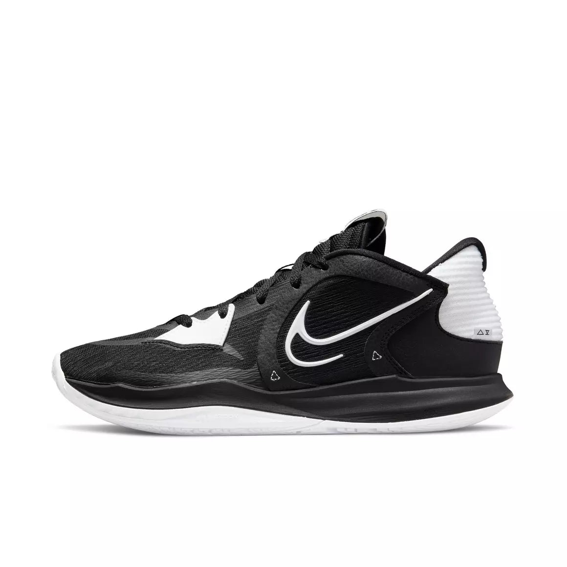 Nike kyrie 5 black and white discount
