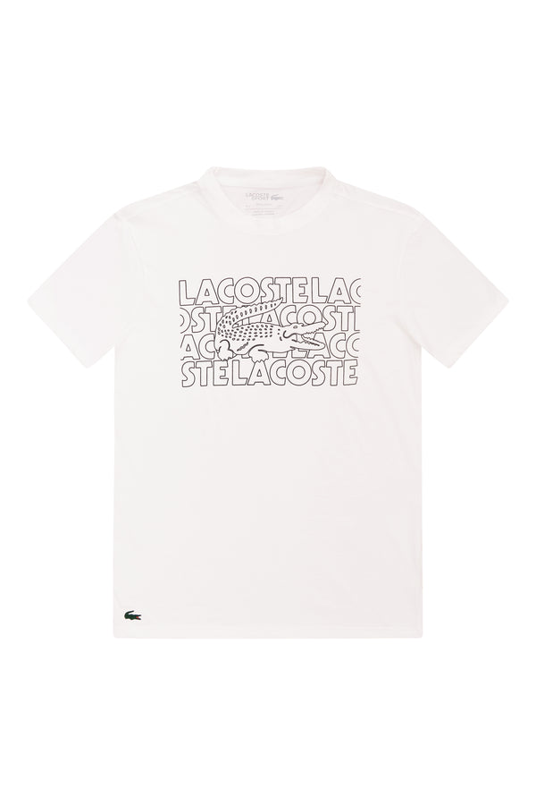 Lacoste - Men - Logo Block Tee - White